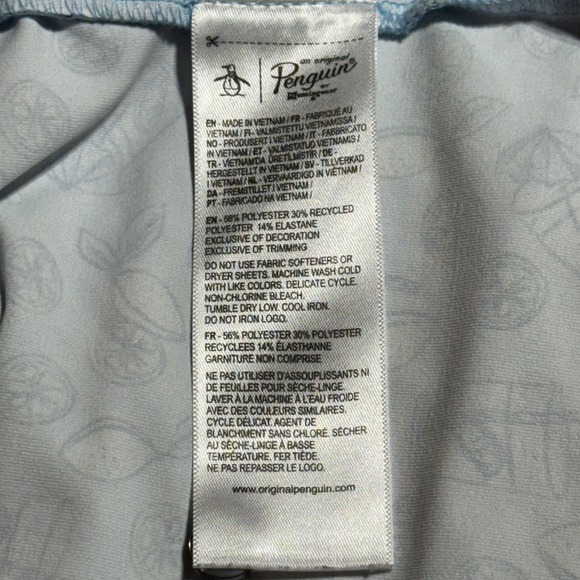 Original Penguin Lemon Lemonade Print Stretch Polo Shirt – XXL - Picture 7 of 8